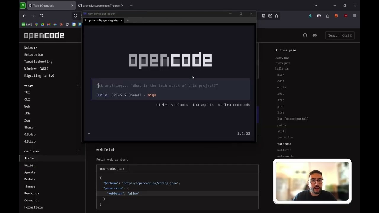 Opencode: come fargli usare i programmi sul tuo PC | setup e prima configurazione