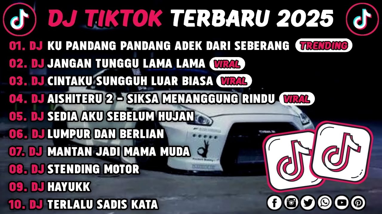 DJ TIKTOK TERBARU 2025 || DJ CINTA DARI SEBERANG 🎵 DJ JANGAN TUNGGU LAMA LAMA 🎵 FULL ALBUM❗❗