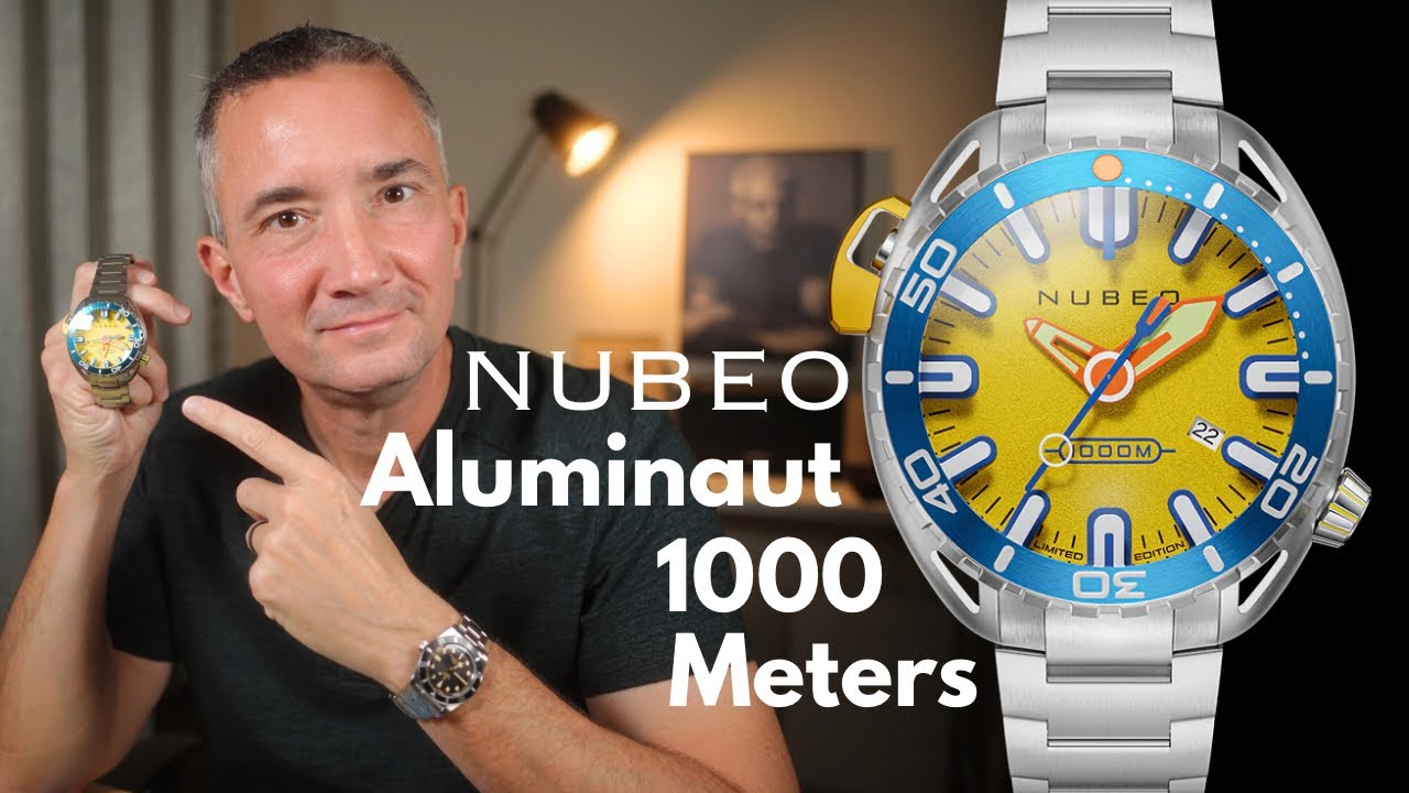 Nubeo Aluminaut Automatic Limited-Edition Diver-1000 Meter Monster!
