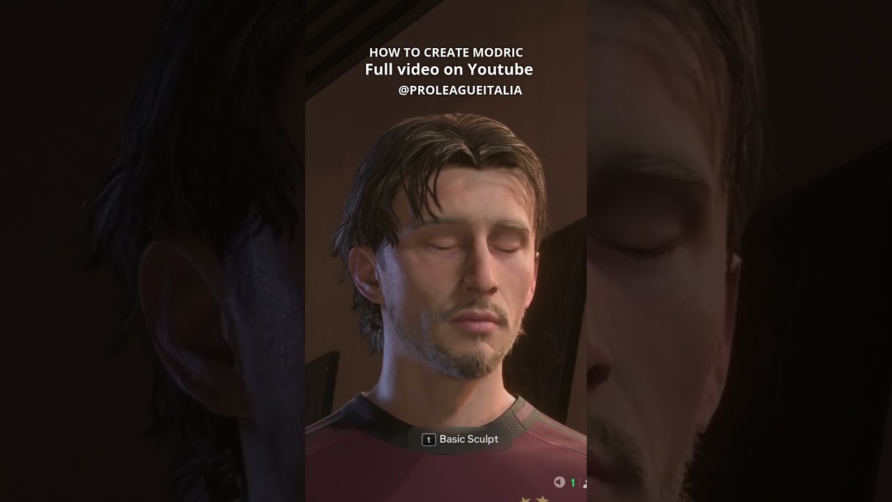 MODRIC Face Creation in EA FC 25 - Pro Club & Career Mode Tutorial