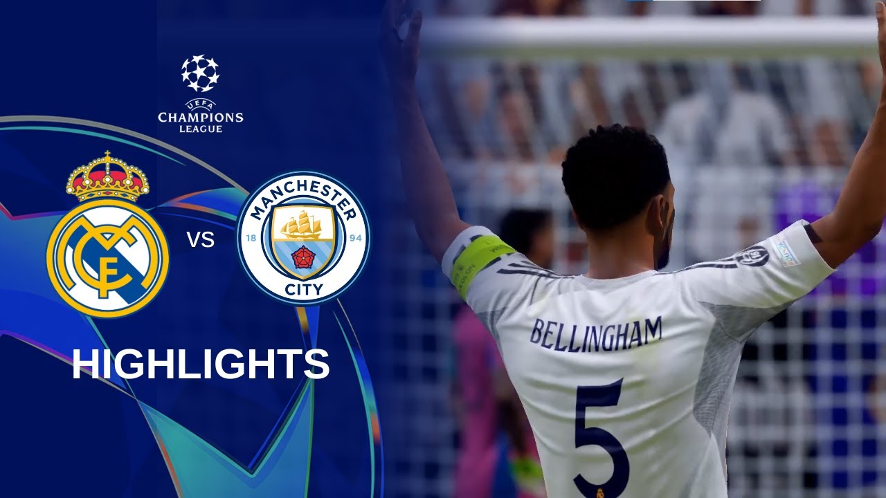 FIFA 22 | Realistic Gameplay Mod | Real Madrid vs Manchester City - Champions League 25/26