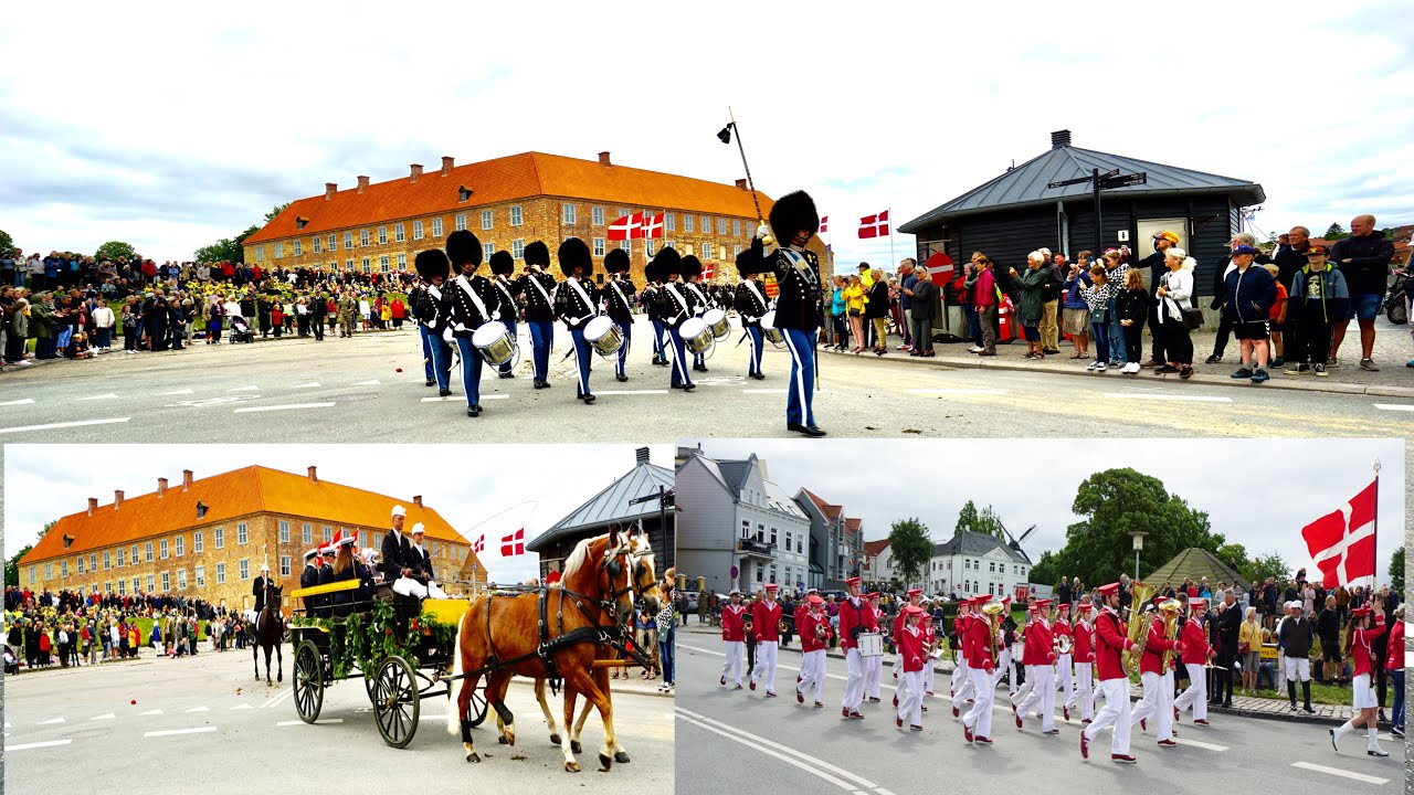 Fantastic city parade (&ldquo;Ringrideroptog&rdquo;) in S&oslash;nderborg, Denmark 🇩🇰