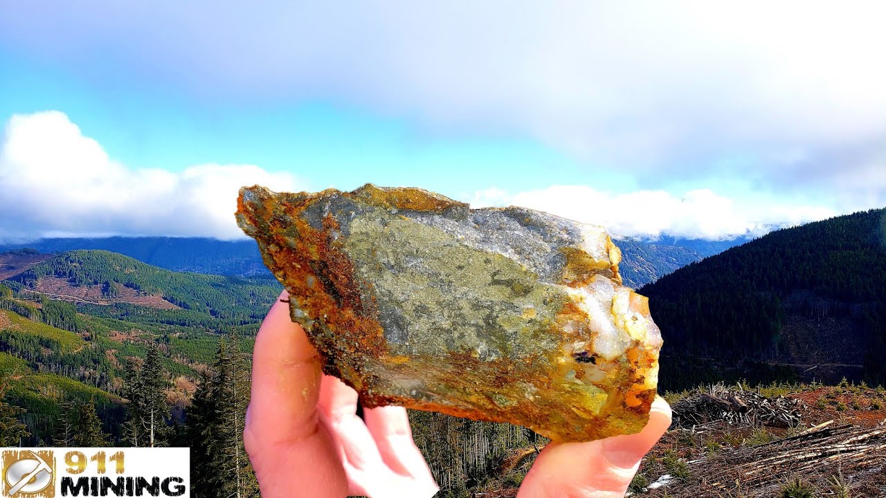 High Grade Silver In Quartz Found On An Old Logging Road!