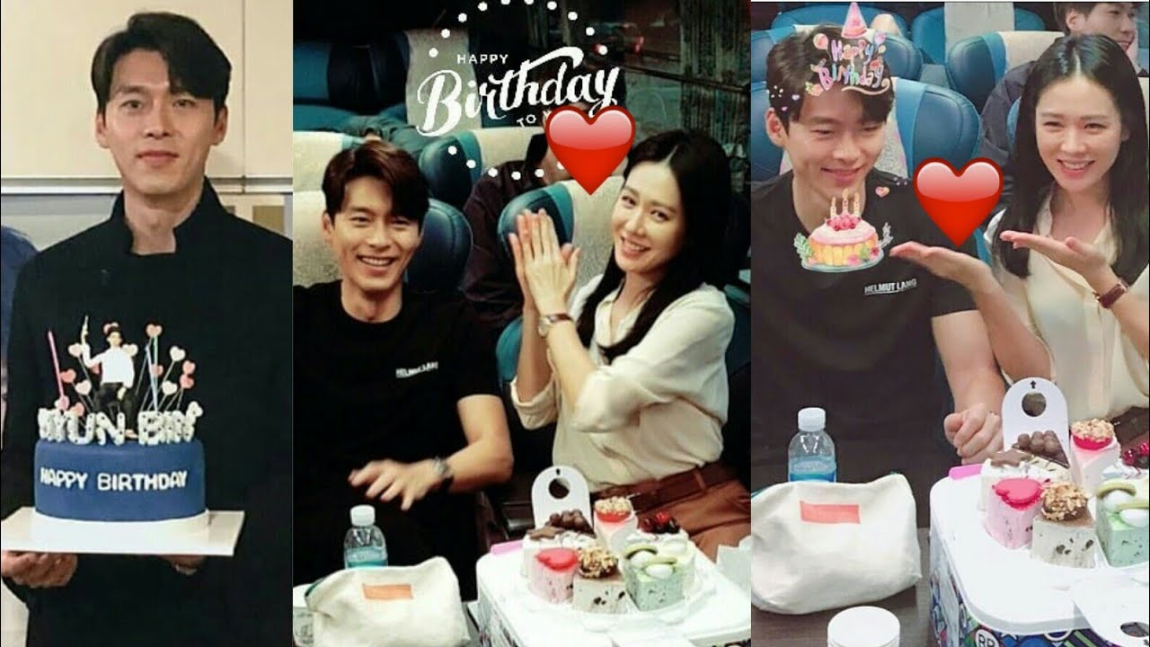 180925 - Happy Birthday Hyun Bin - Surprise Party With Son Ye Jin at The Negotiation Stage