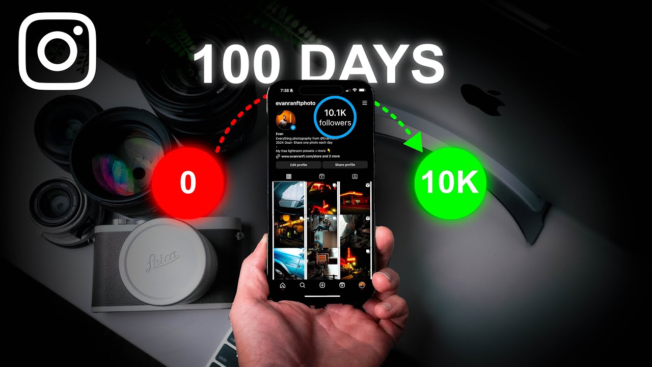 I Grew My Photo Instagram to 10K Followers in 100 Days & Learned This