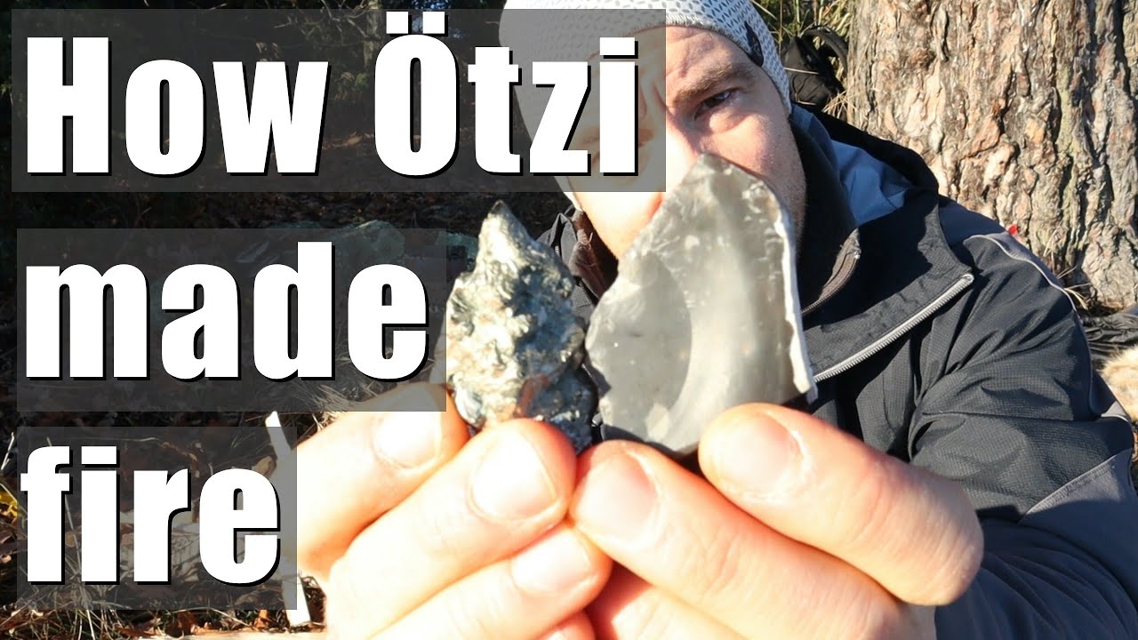 How Ötzi made fire. Ötzis copper age fire secret revealed. Neolithic Iceman fire making.