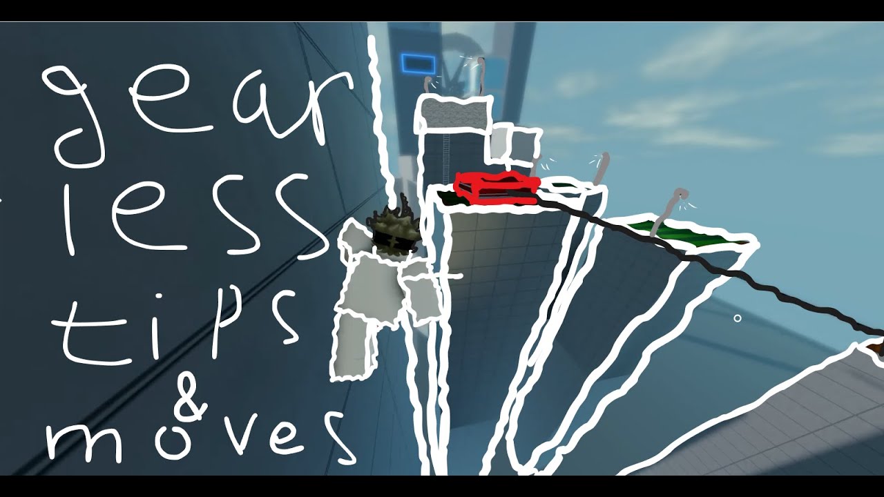 Gearless moves and tips. all the skills you need to learn in UPG - untitled parkour game