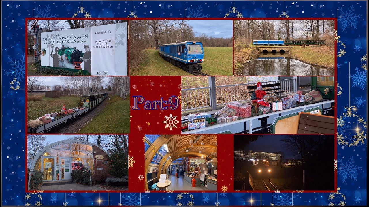 Dresden Park Railway / Part:9 / Advent trips / Dresdner Parkeisenbahn / Teil 9 / Adventsfahrten 2019