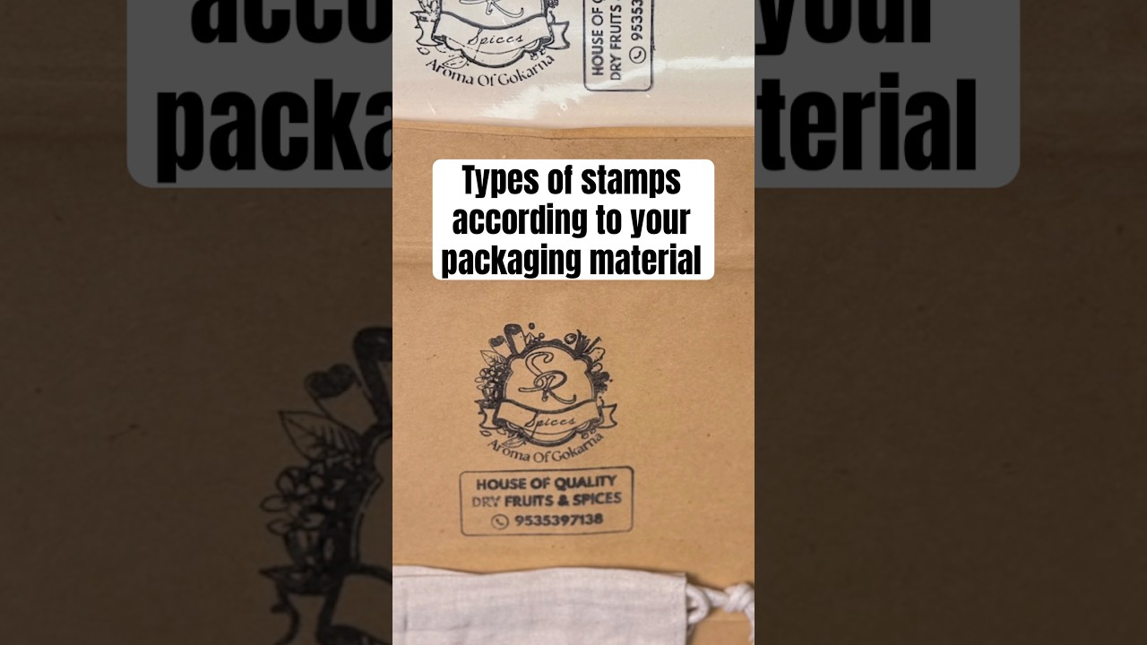 Custom logo stamps for every surface | stamps for your business packaging materials