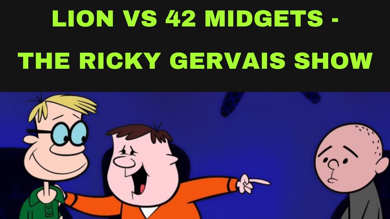 Lion VS 42 Midgets SHOW Ricky Gervais, Karl Pilkington & Stephen Merchant - The Ricky Gervais Show