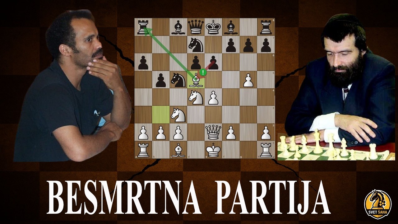 Emory Tate je bio genije! Besmrtna partija 1997 #sah #svetsaha #sahovskapartija