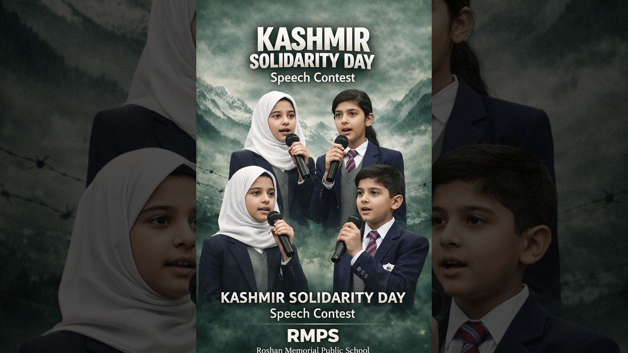 Kashmir Solidarity Day Speech Competition 2026 | RMPS | Roshan Memorial Public School