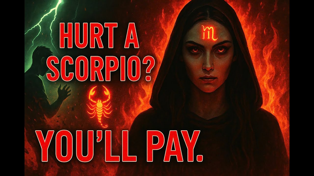 12 REASONS YOU SHOULD NEVER HURT A SCORPIO 🦂 OTHERWISE, KARMA WILL PUNISH YOU DIRECTLY! 🦂 🔥