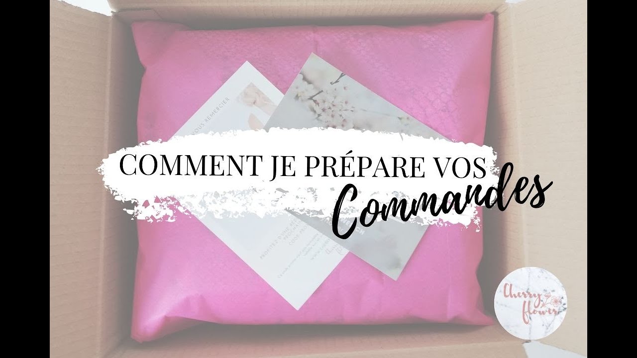 [BEHIND THE SCENES] 🌸 Comment je prépare vos commandes ✨📦