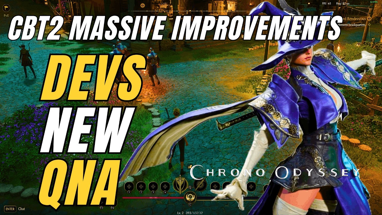 CHRONO ODYSSEY Developers New QnA - BIG IMPROVEMENTS For CBT2, Combat, Camera, Controls and more...