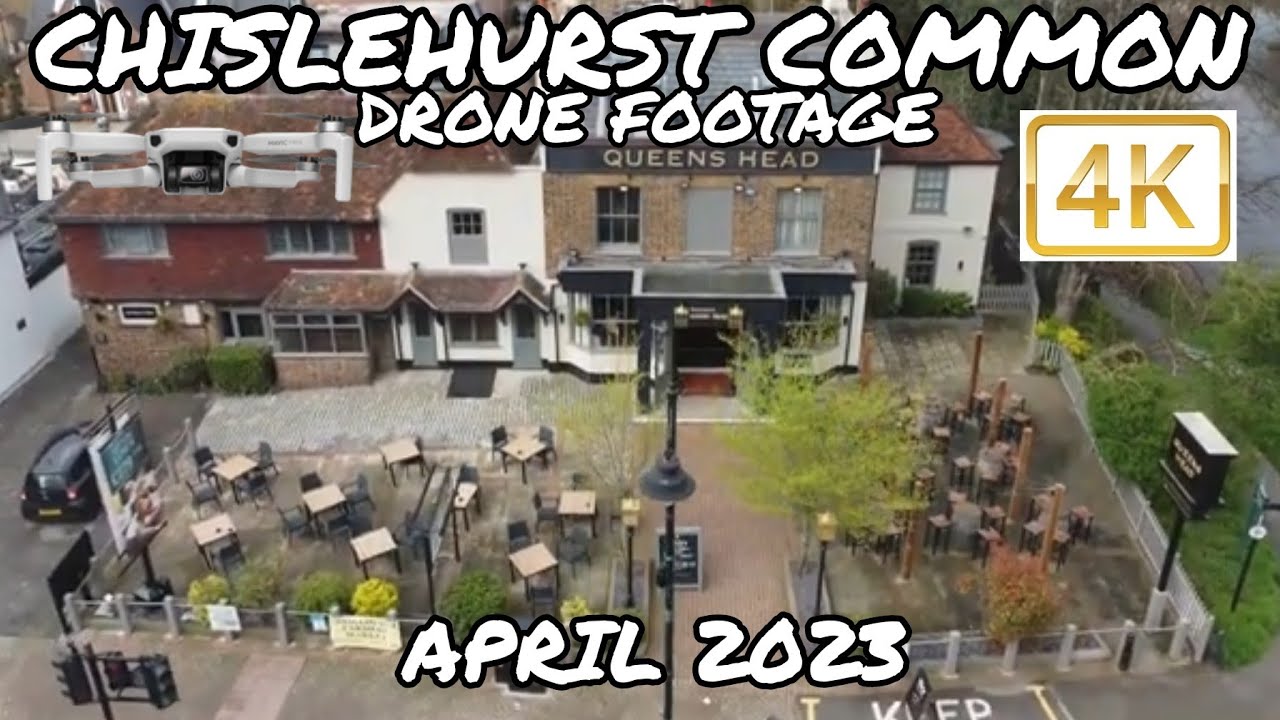 Chislehurst Common. Dji Mini 2 4K Drone Video Footage. April 2023. UK Drone Life