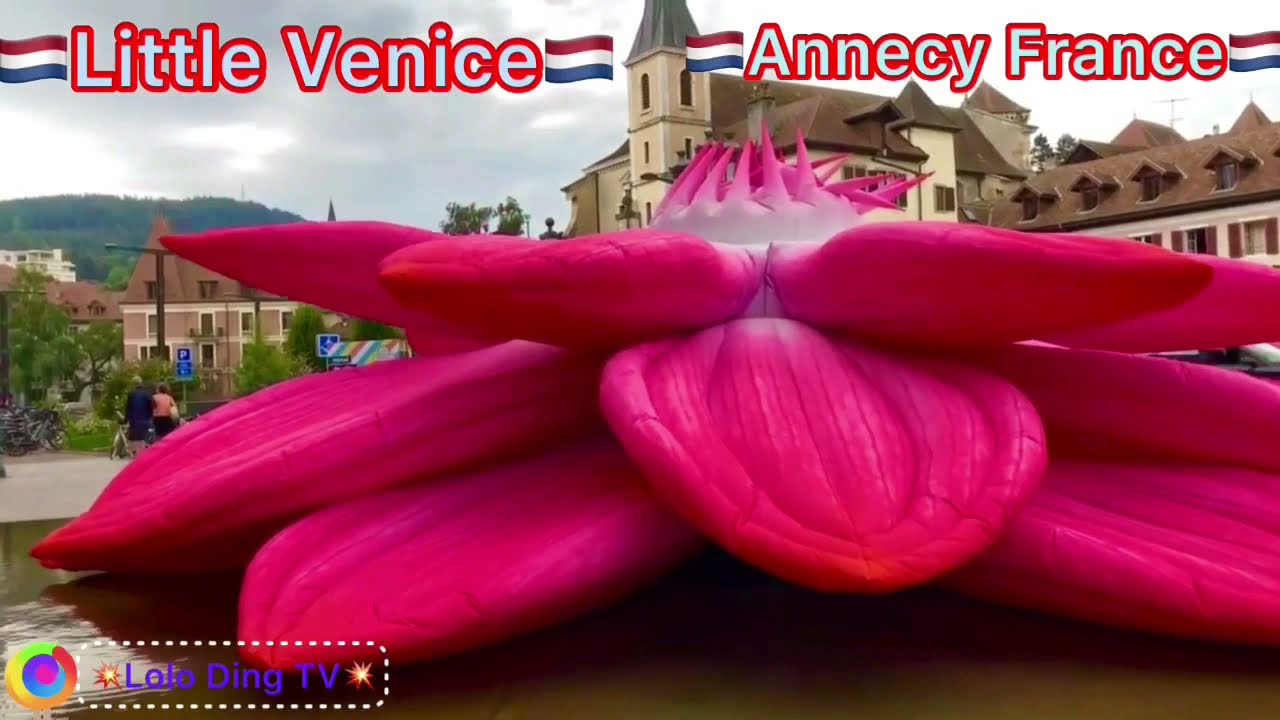 JOLLY WALKING  TOUR / LITTLE VENICE/Colmar Annecy France@ Lolo Ding TV Official .