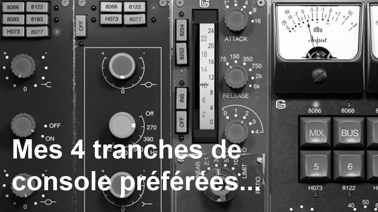 Mes 4 tranches de consoles préférées