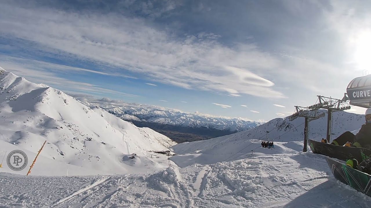 SNOWBOARDING. REMARKABLES QUEENSTOWN. NEW ZEALAND. POV. GOPRO. TRAVEL.