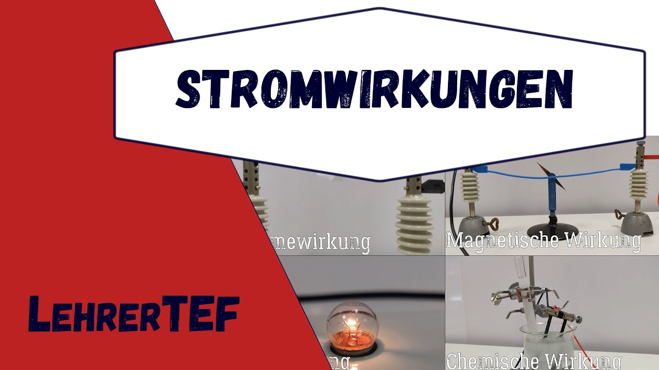 Die Wirkungen des elektrischen Stroms - Stromwirkungen