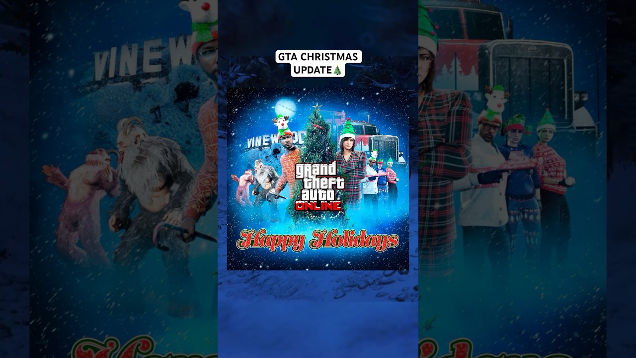 GTA 5 CHRISTMAS UPDATE IS HERE🔥‼️