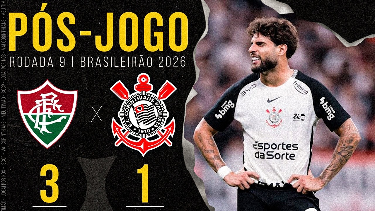 P&Oacute;S-JOGO 🔴 CORINTHIANS X FLUMINENSE | COLETIVA E ZONA MISTA | 9&ordf; RODADA | BRASILEIR&Atilde;O 2026