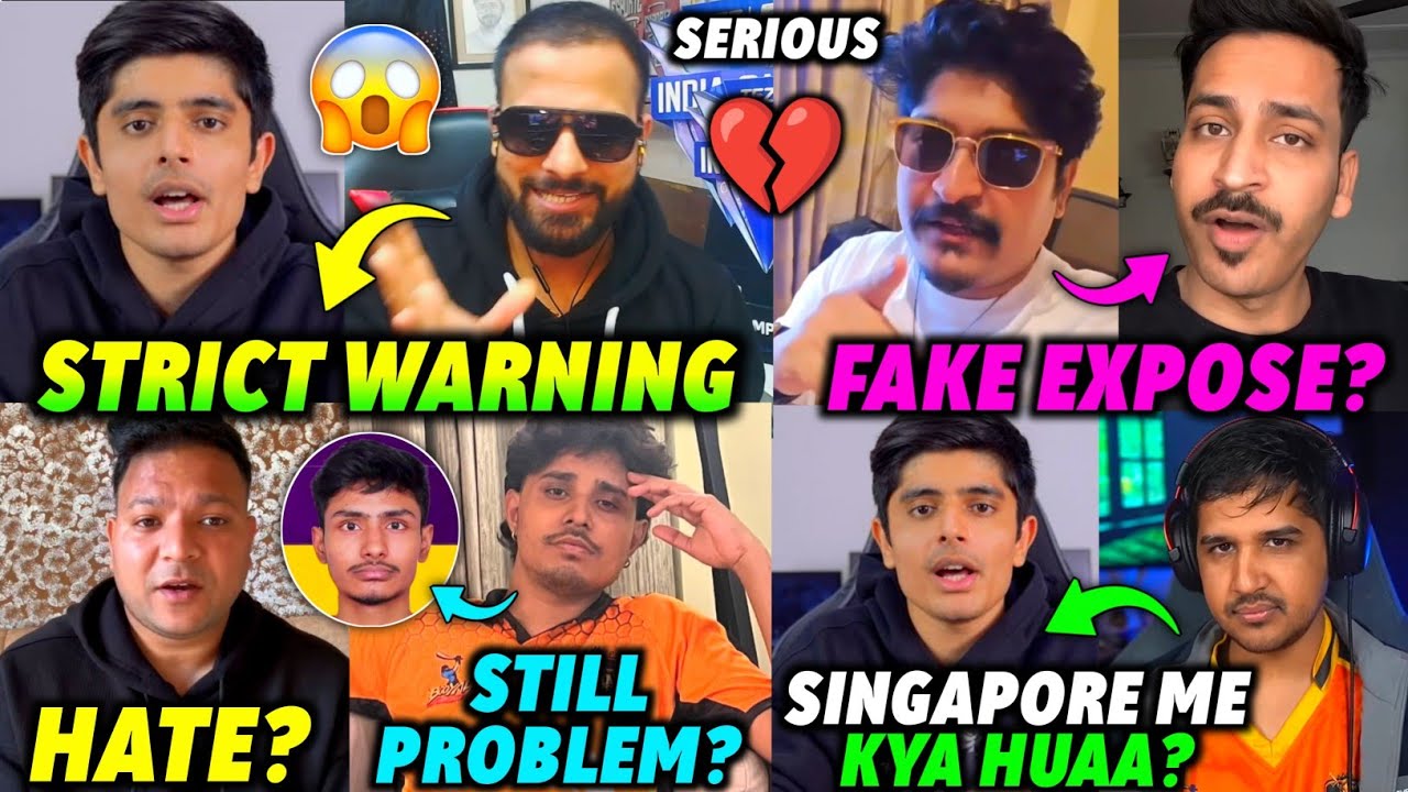 TG Esports STRICT WARNING🚨, Ajju Bhai Singapore Update! 🤯, Gyan Gaming Reply Expose🔥, Aztec Update 🤔