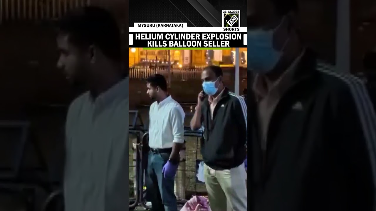 Breaking: Helium cylinder explosion near Mysore Palace, balloon seller killed on spot, 4 injured