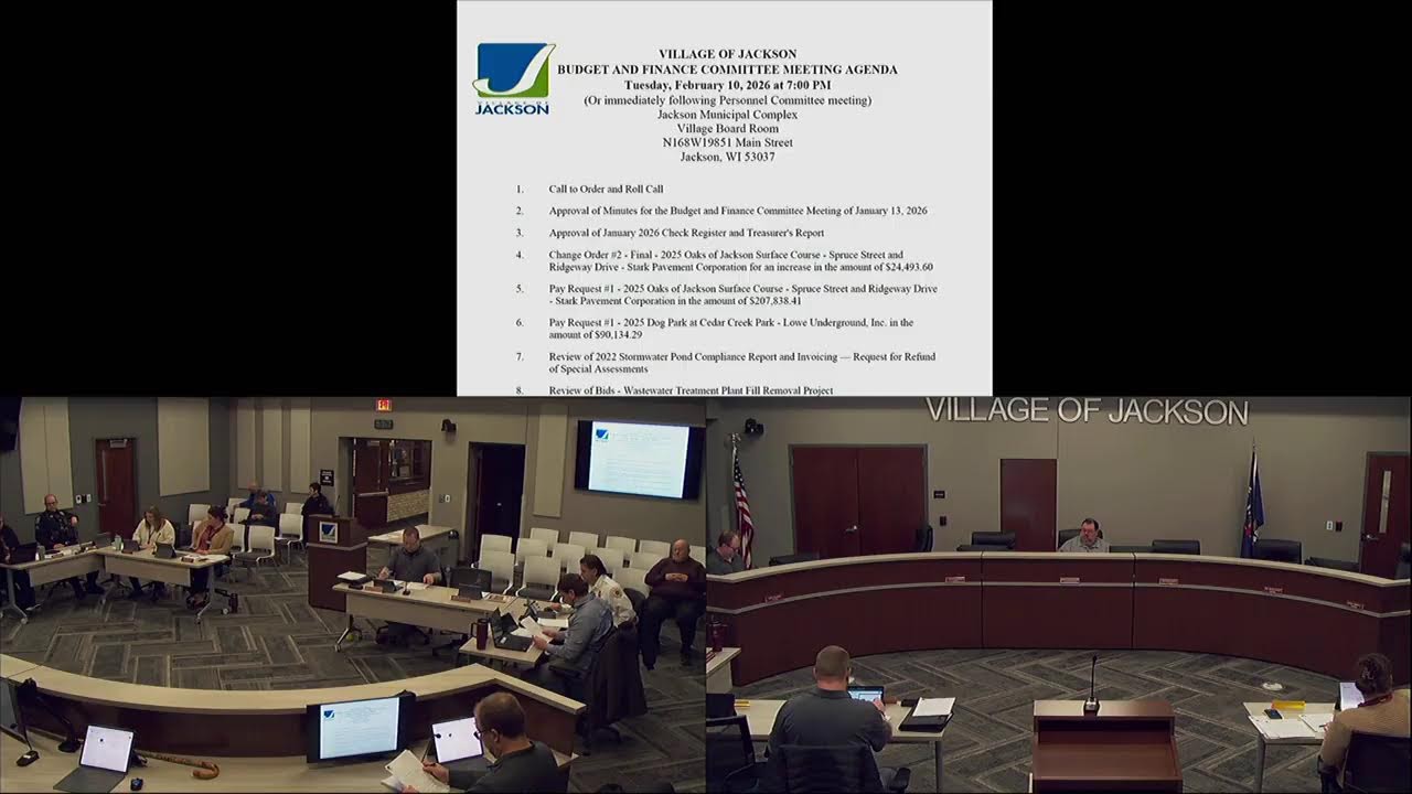 02/10/2026 Budget and Finance Committee Meeting