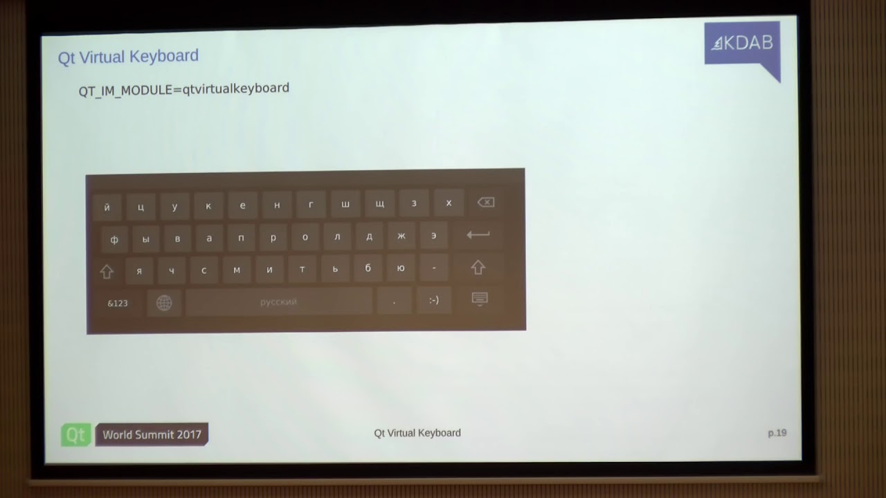 QtWS17 - Using Virtual Keyboards on Qt Embedded Devices, Jan Arne Petersen, KDAB
