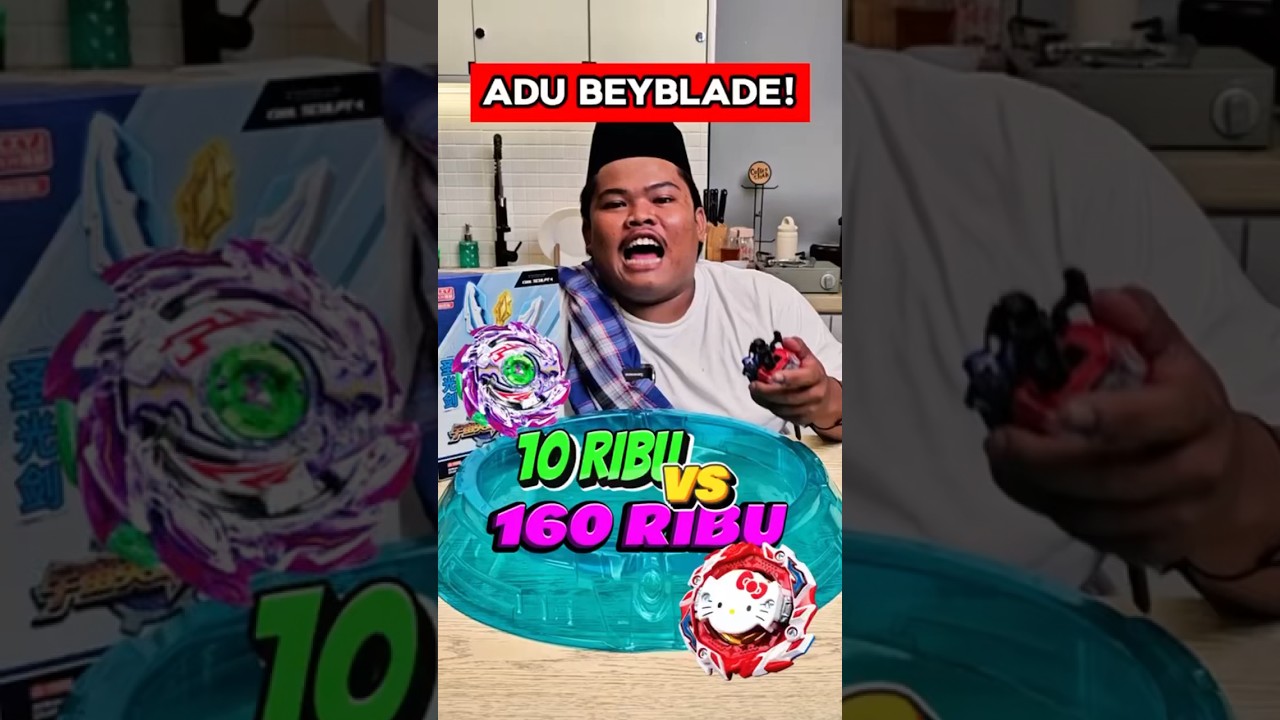 Emang harga gak bisa boong 🤣🤣🤣 ADU BEYBLADE 10rb vs 100ribu!
