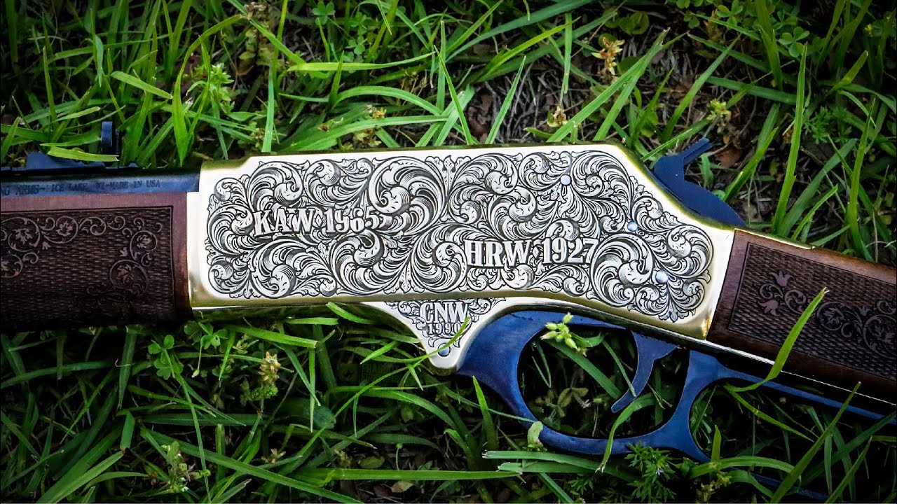 Видео с глубокой гравировкой винтовки Henry 360 Buckhammer от Fragout Design Studios