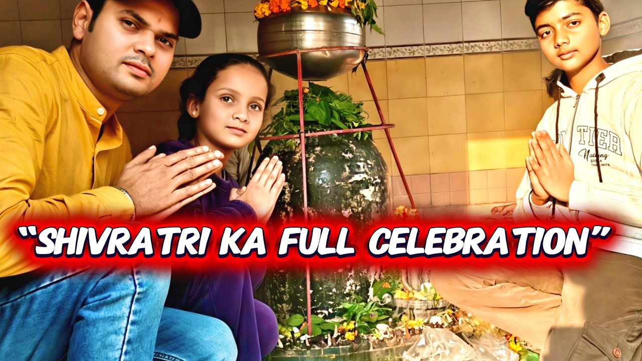 Shivratri Celebration Great Indian Festival 🎎 VIP FAMILY VLOGS