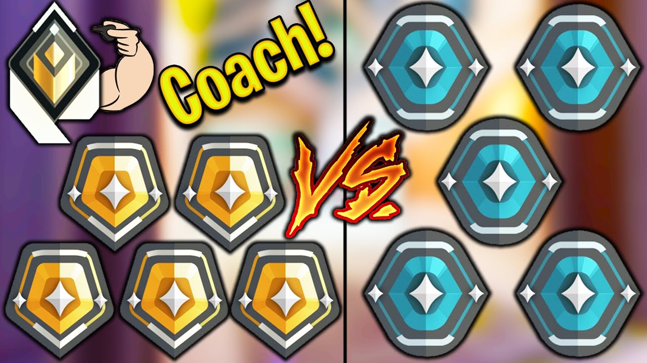 Valorant: 5 Gold + Radiant COACH! VS 5 Platinum Players! - Who Wins?