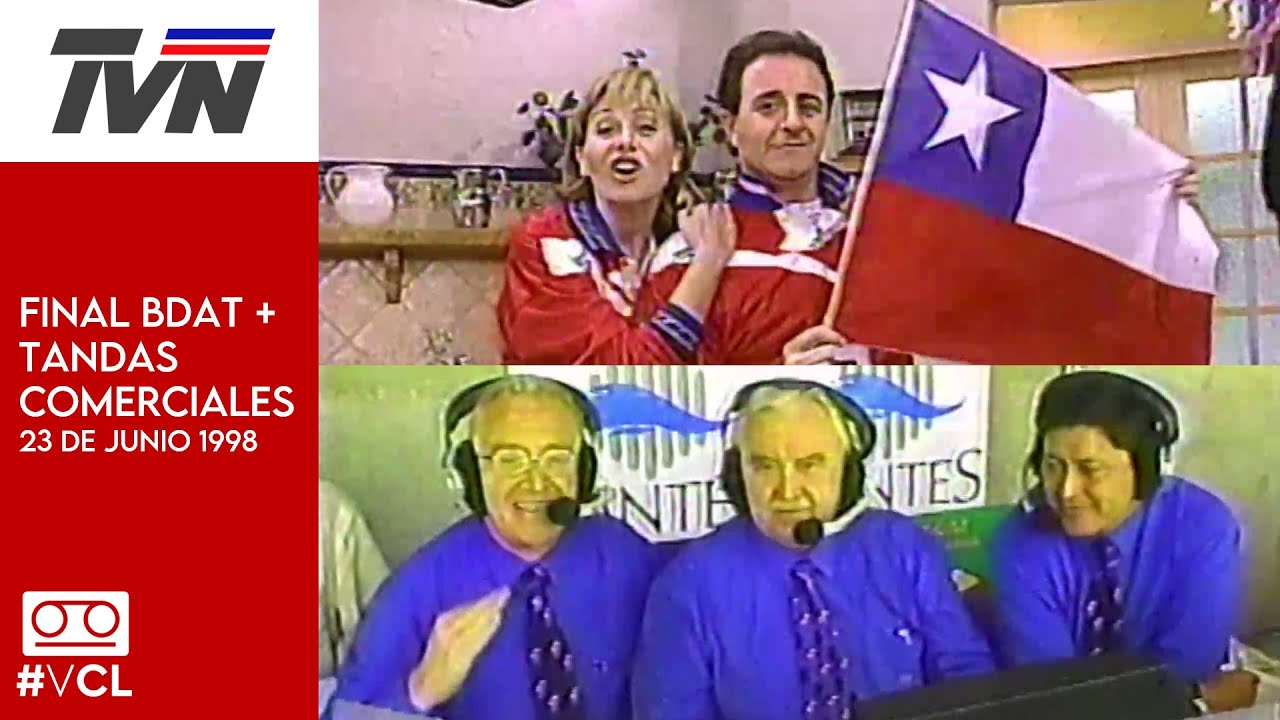 Buenos Días a Todos (Extracto final) + Tandas Comerciales TVN (23 de Junio de 1998)