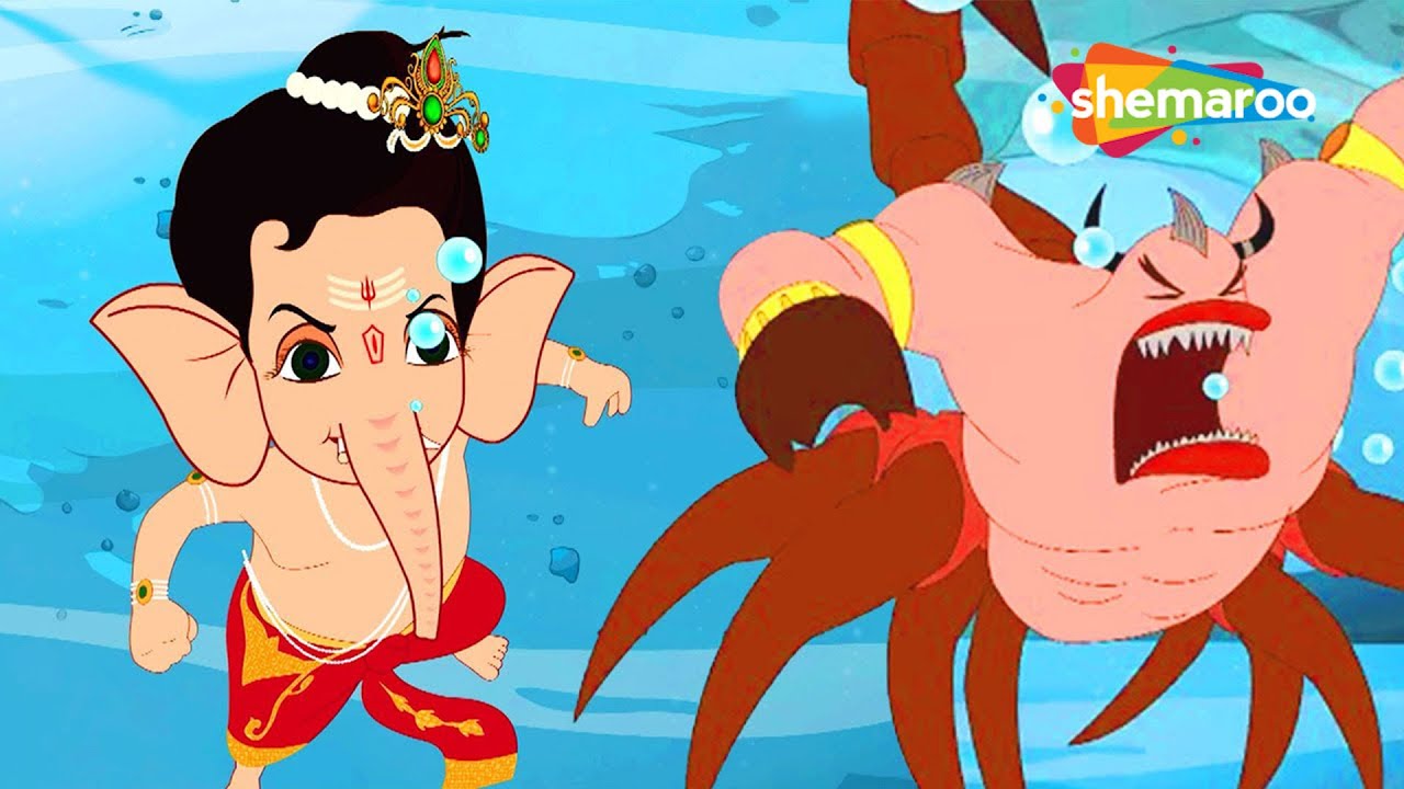 Bal Ganesh & Matsyasur Ka Jal Pralay | Telugu Stories | Telugu Kahaniya