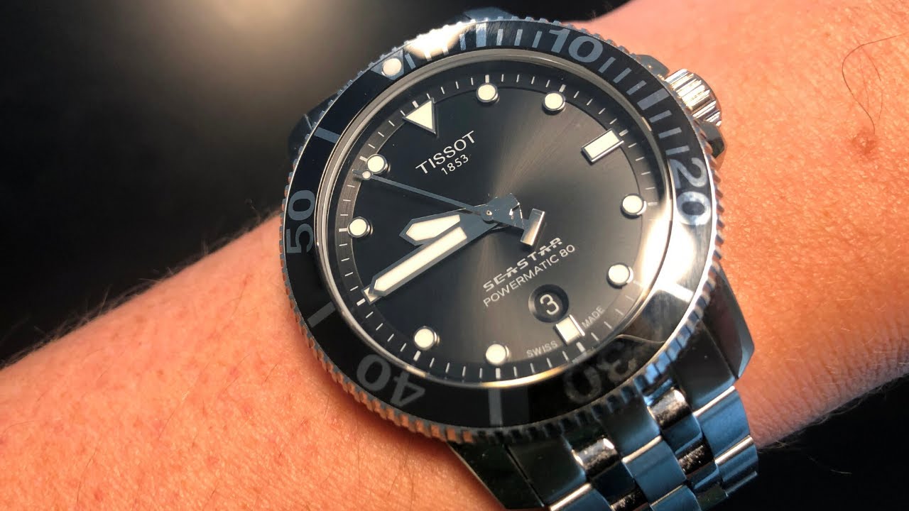 Доступные качественные дайверские часы | TISSOT SEASTAR 1000 Automatic