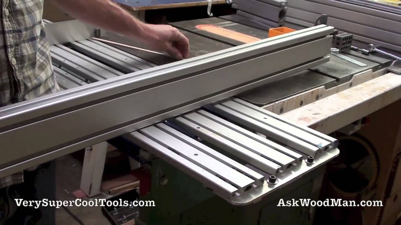 DIY Table Saw Sliding Crosscut Carrier