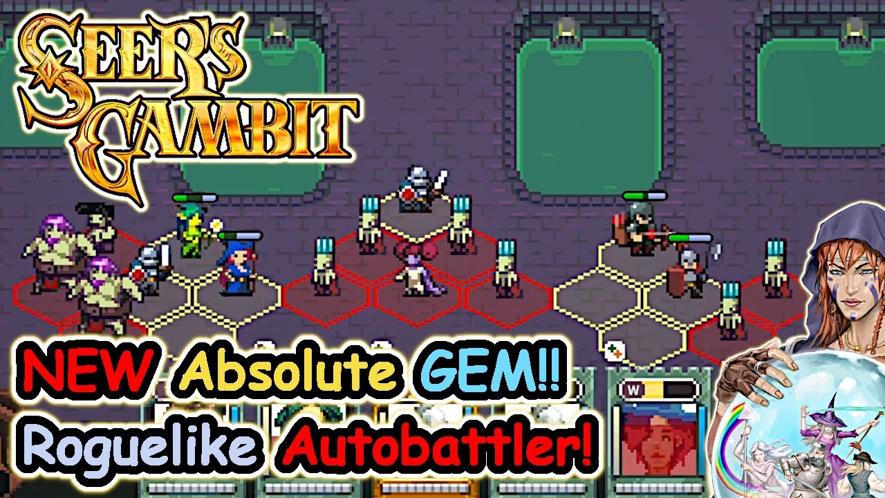 This NEW Roguelike Autobattler Is An Absolute GEM! DEEP Team Synergy! Don't Miss It! | Seer's Gambit