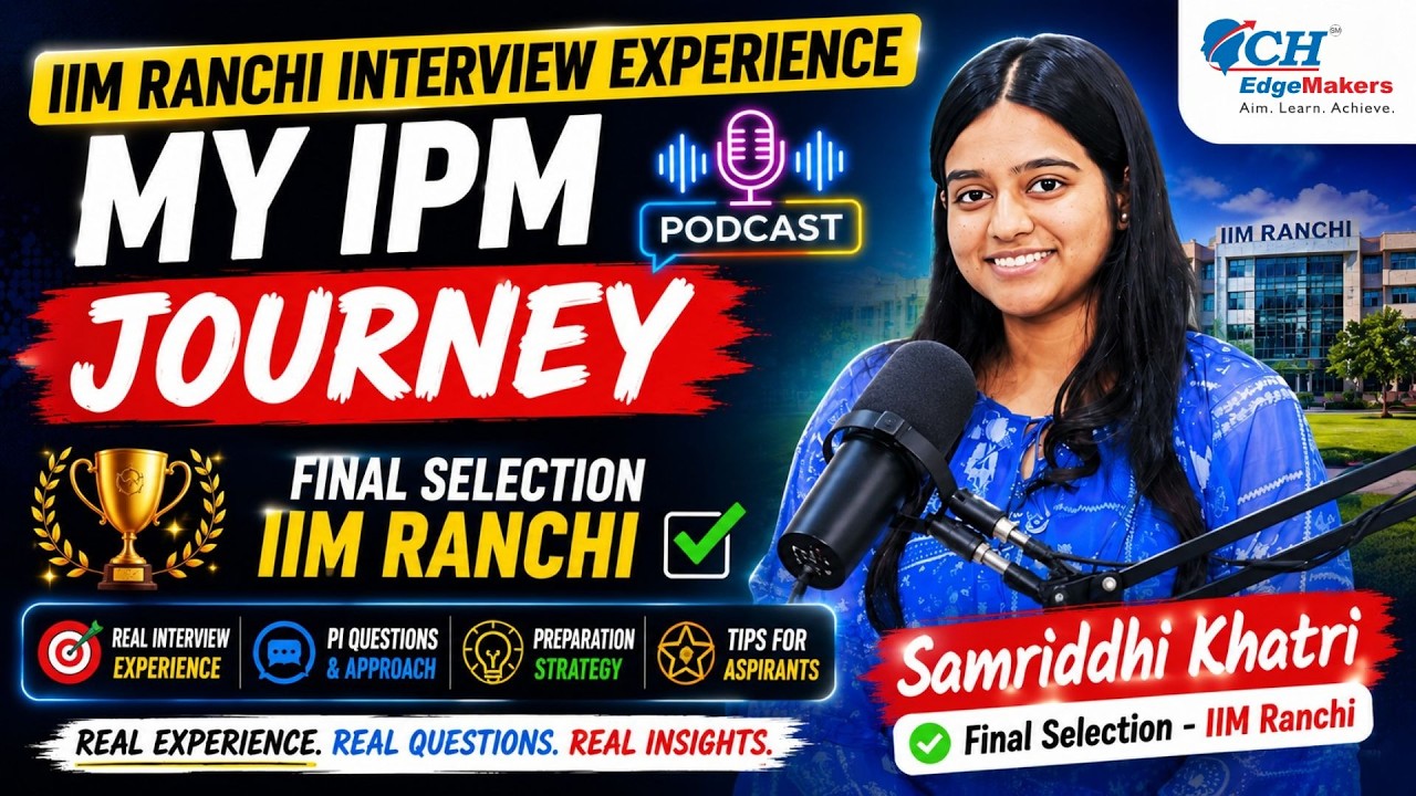 Опыт прохождения собеседования IPM в IIM Ranchi 2026 🎯 Студентка с лучшими результатами делится р...