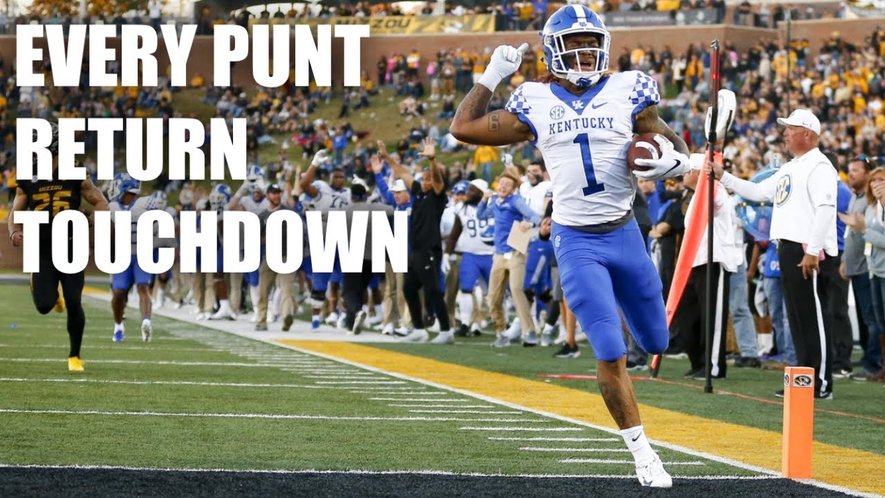 Every Punt Return Touchdown 2018-19 College Football Season