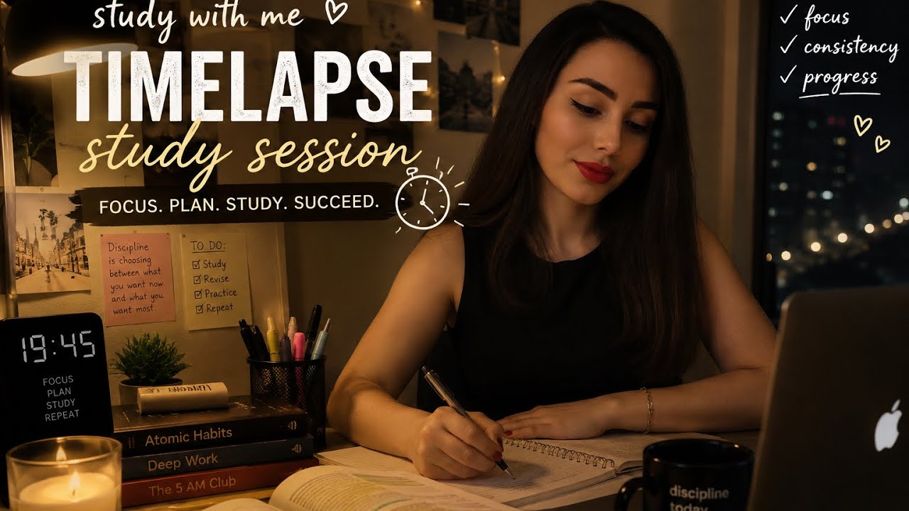 Focus With Me | 30 minutes Deep Study Session with Concentration Music| Day 1🌱