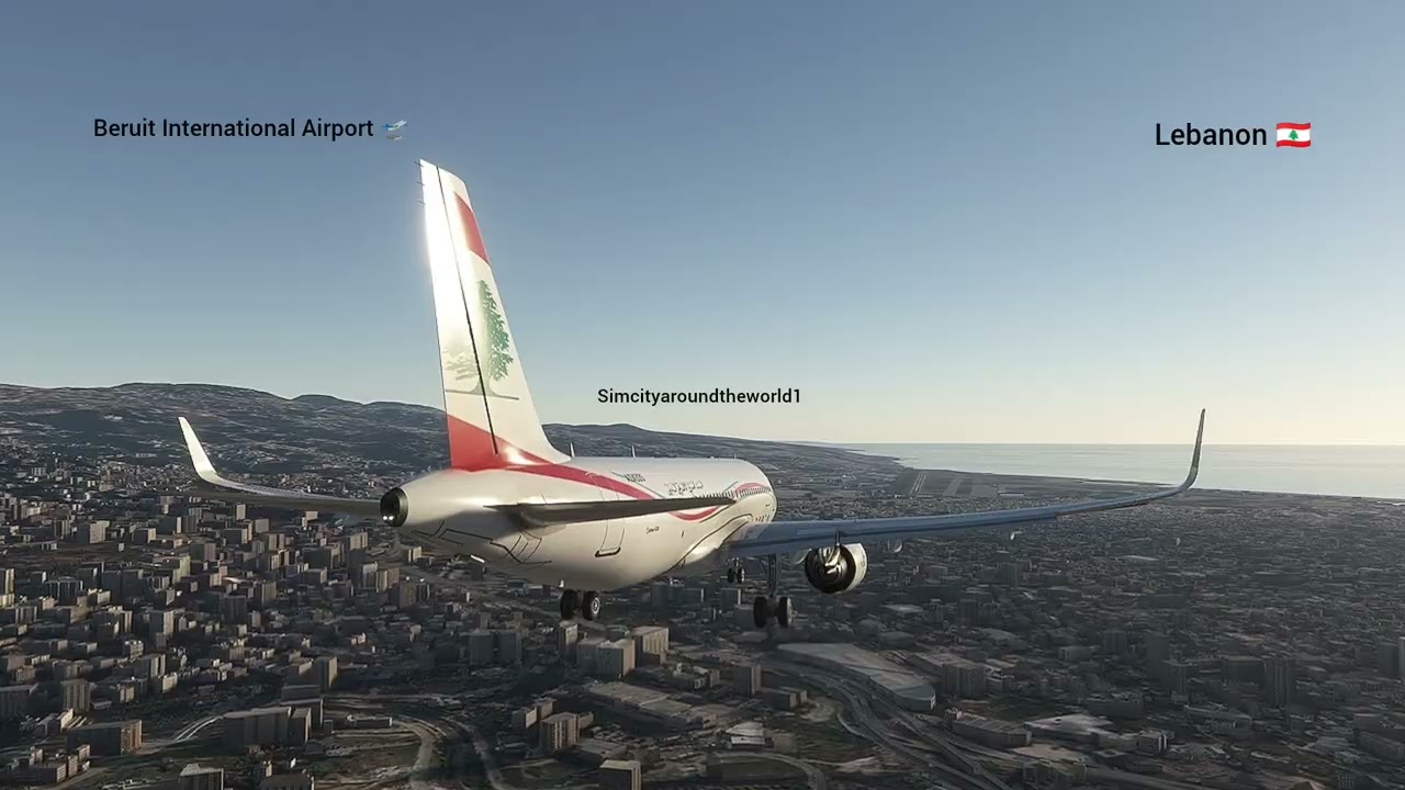 Landing at Lebanon 🇱🇧 Beruit International Airport Support & Subscribe to YouTube channel for more