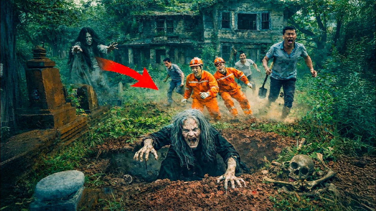Time-Lapse: Cleaning a Haunted Abandoned House 😱 Terrifying Figure Emerges from a Secret Tunnel