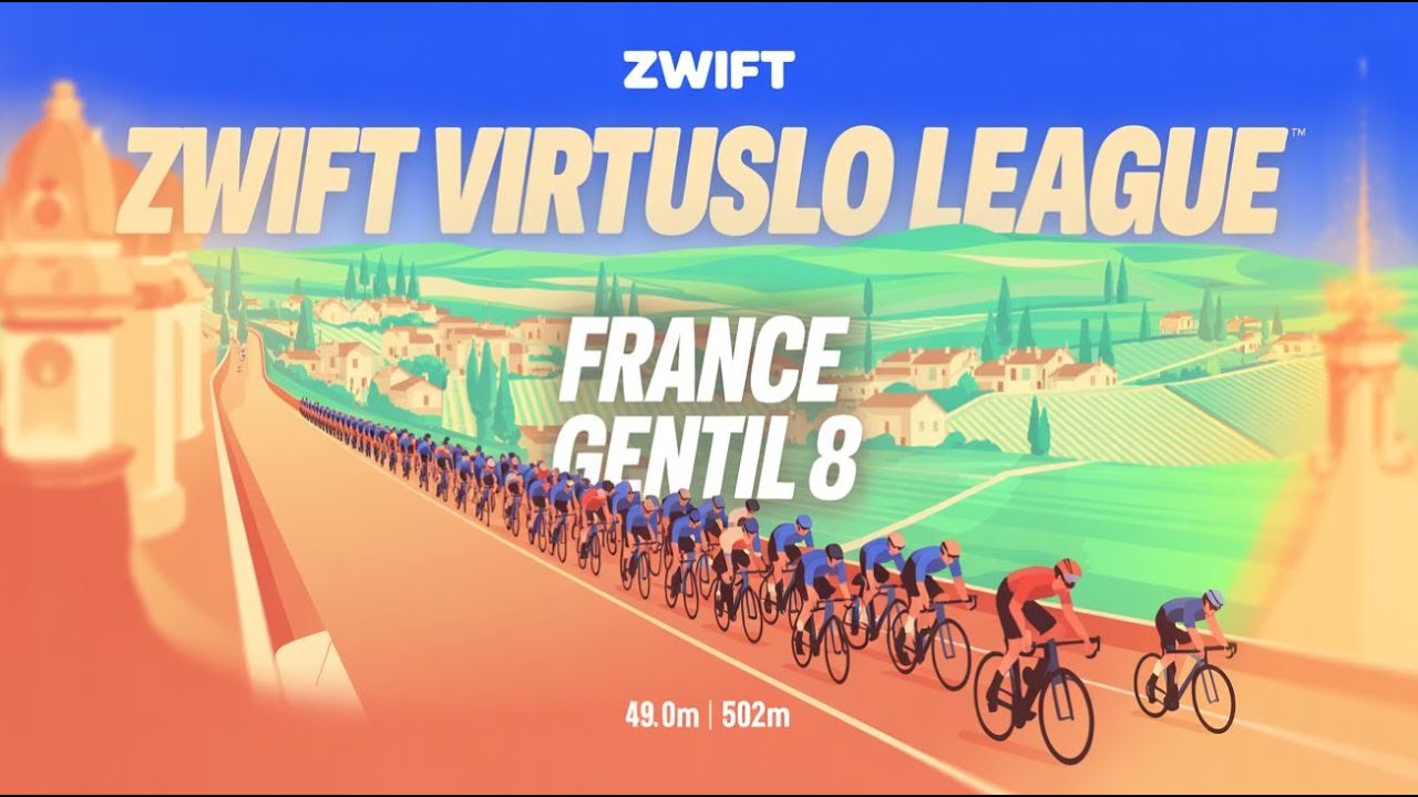 VirtuSlo 4Endurance League (1/6) - France - Gentil 8- 2 Laps (49.0km - 502m)