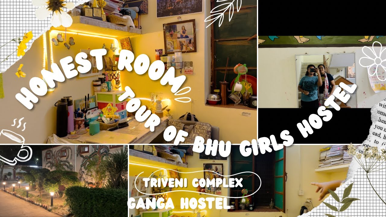 Ganga hostel room tour🌸ll Bhu girls hostel facilities. #trending #minivlog #hostellife #room #decor