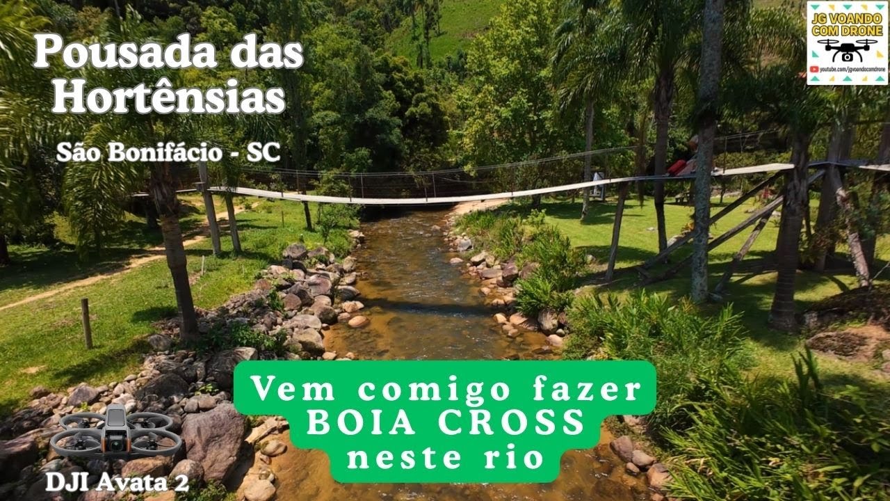 Vem comigo fazer BOIA CROSS na Pousada das Hortênsias, em São Bonifácio - SC - NATUREZA E LAZER!