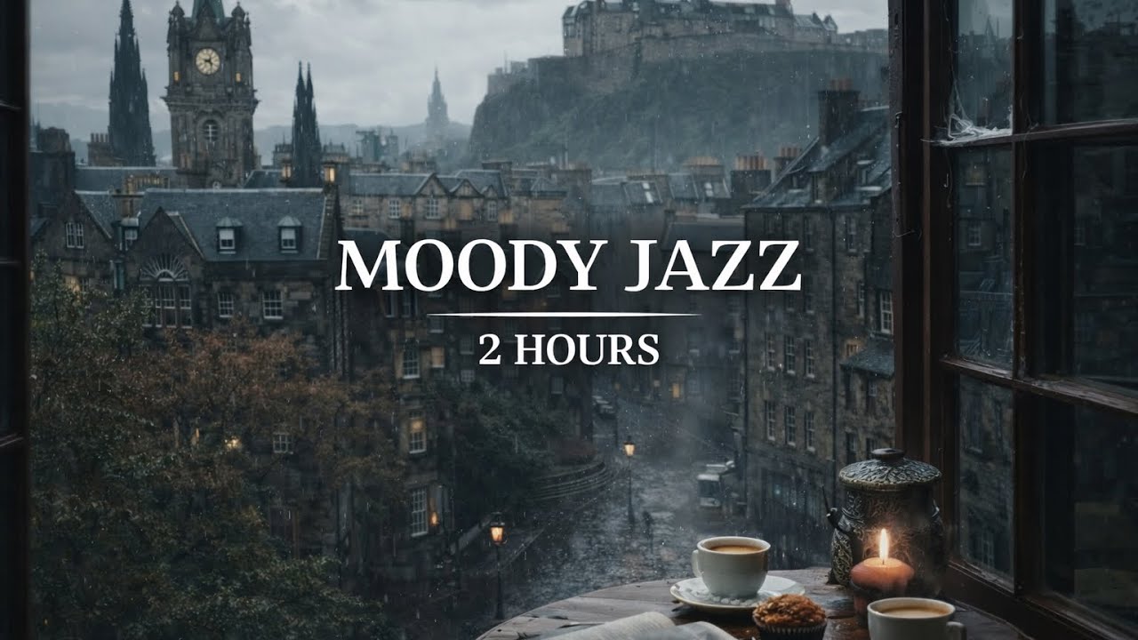 2 Hours Rainy Coffee Jazz – Smooth Lounge Music for Relax & Study