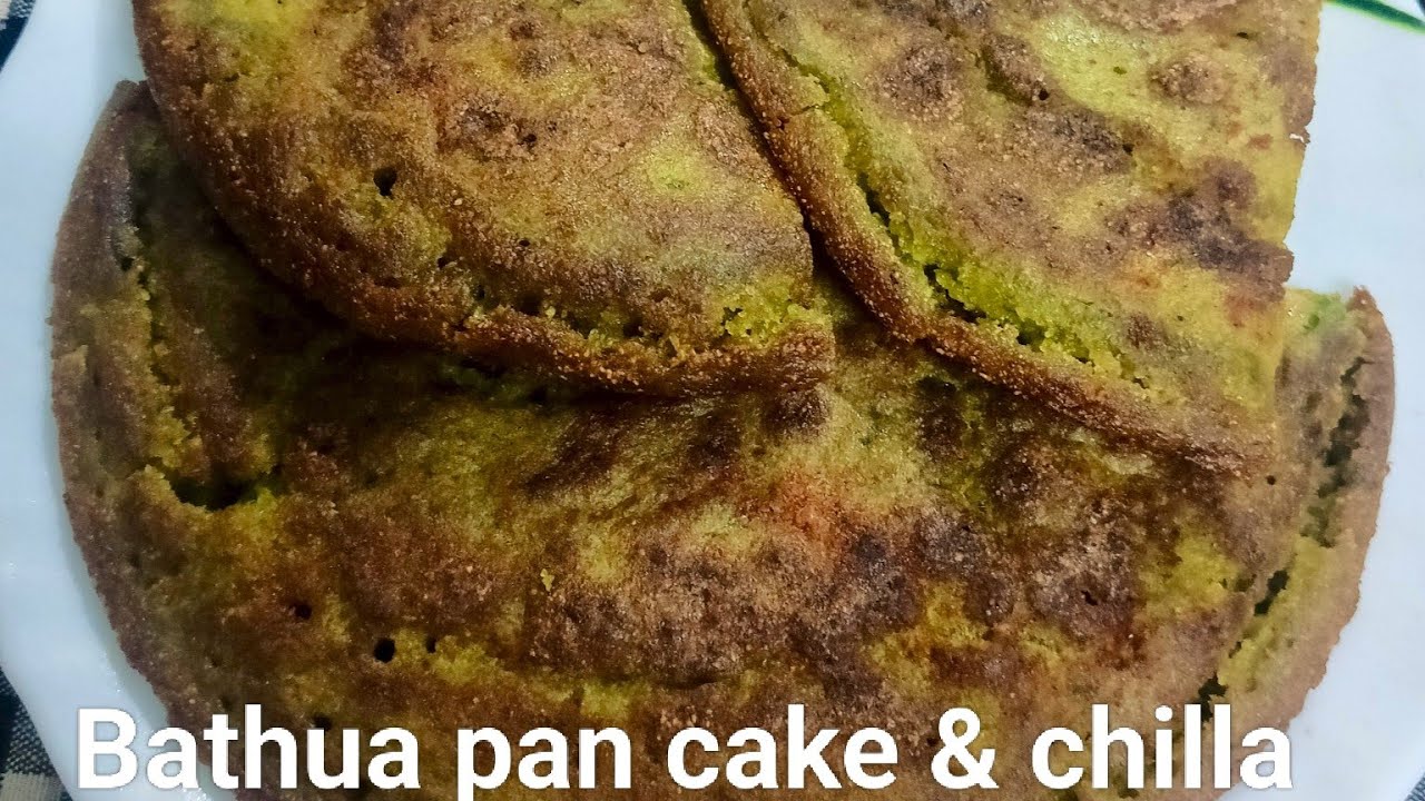 Bathua pancake breakfast recipe (Bathua chilla ) vitaminA & vitamin B12 se bhapur