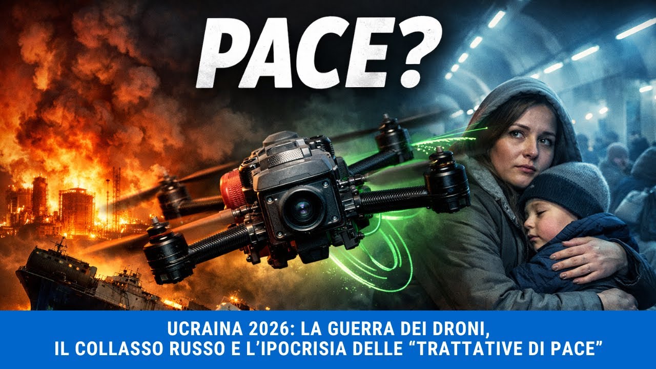Ucraina 2026: la guerra dei droni, il collasso russo e l’ipocrisia delle “trattative di pace”